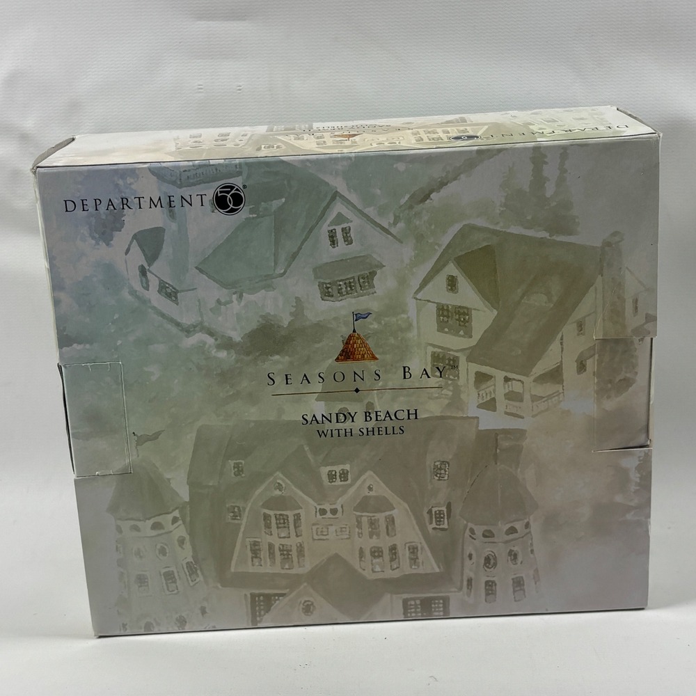 Department 56 Seasons Bay Sandy Beach with Shells Village Accessory 53344